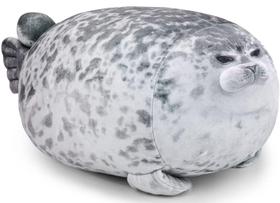 Almofada de pelúcia LUXSIT Chubby Blob Seal 60 cm para crianças e adultos