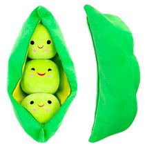 Almofada de pelúcia Pea Pod, ervilhas gigantes em uma vagem de vários tamanhos Almofada de pelúcia Pea Pod, ervilhas gigantes em uma vagem de vários tamanhos