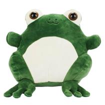 Almofada de Pelúcia Sapo Verde Escuro 14cm Almofada de Pelúcia Sapo Verde Escuro 14cm