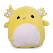 Almofada de pelúcia Squishmallow Treyton Axoltl Yellow 30cm Almofada de pelúcia Squishmallow Treyton Axoltl Yellow 30cm