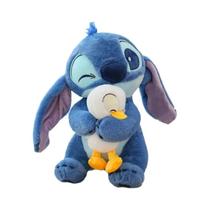 Almofada De Pelúcia Stitch Donald Duck 30/45/60cm Boneca De Abraço De Dormir Confortável Infantil