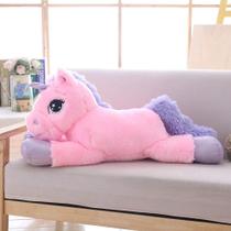 Almofada de pelúcia Stuffed Animal Lanmore Unicorn de 24 polegadas para meninas