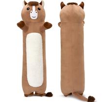 Almofada de pelúcia Tezituor Giant Horse de 43 polegadas