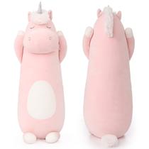 Almofada de pelúcia Unicorn Lanmore Stuffed Bicho 92 cm rosa