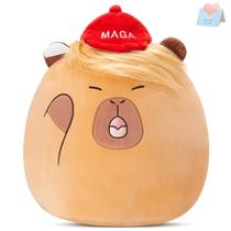 Almofada de pelúcia WEWILL Funny Speaking Donald Trump Capivara