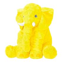 Almofada de pelúcia Yellow Elephant Emotional Attachment 50x20cm Almofada de pelúcia Yellow Elephant Emotional Attachment 50x20cm