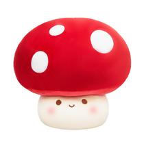 Almofada de pelúcia Yulefly Mushroom de 23,6 polegadas para crianças e adultos