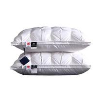 Almofada De Penas De Ganso Para Adultos 48x74cm 95% Qualidade De Hotel 5 Estrelas Com Capa De