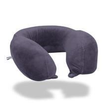 Almofada de Pescoço Apoio Encosto CINZA Anatômico NASA Padrão PREMIUM NAP Avião Viagem Leitura C/ Botão Antialérgico Almofada de Pescoço Apoio Encosto CINZA Anatômico NASA Padrão PREMIUM NAP Avião Viagem Leitura C/ Botão Antialérgico
