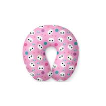 Almofada de Pescoço Aveludada Gatinha Fofa, Macia e Perfeita para Descansar