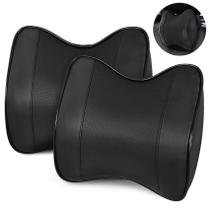 Almofada de pescoço de carro SCEDREAM, pacote com 2 unidades, 100% couro viscoelástico Almofada de pescoço de carro SCEDREAM, pacote com 2 unidades, 100% couro viscoelástico