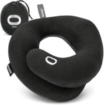 Almofada de pescoço de viagem BCOZZY Chin Support Head Neck preta Almofada de pescoço de viagem BCOZZY Chin Support Head Neck preta