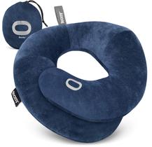 Almofada de pescoço de viagem BCOZZY com suporte duplo de algodão orgânico Almofada de pescoço de viagem BCOZZY com suporte duplo de algodão orgânico