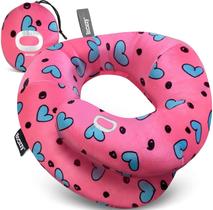 Almofada de pescoço de viagem BCOZZY Kids (3-7 anos) macia com suporte de queixo Almofada de pescoço de viagem BCOZZY Kids (3-7 anos) macia com suporte de queixo