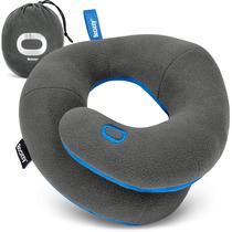 Almofada de pescoço de viagem BCOZZY Kids (3-7 anos) macia para crianças, cinza Almofada de pescoço de viagem BCOZZY Kids (3-7 anos) macia para crianças, cinza