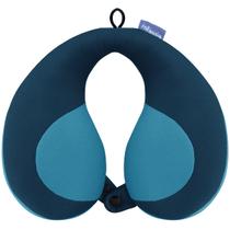 Almofada de pescoço de viagem INFANZIA Chin Support Blue para crianças