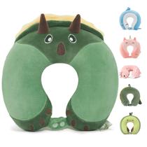 Almofada de pescoço de viagem Niuniu Daddy Dinosaur Memory Foam Green Almofada de pescoço de viagem Niuniu Daddy Dinosaur Memory Foam Green