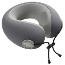 Almofada de pescoço de viagem Urnexttour Memory Foam com fronhas cinza