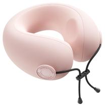 Almofada de pescoço de viagem Urnexttour Memory Foam com fronhas rosa Almofada de pescoço de viagem Urnexttour Memory Foam com fronhas rosa