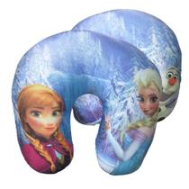 Almofada de Pescoço Descanso Viagem Disney Personagens - Frozen - Taimes