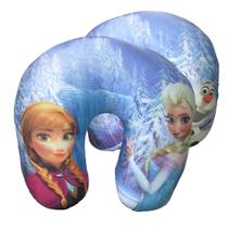 Almofada de Pescoço Descanso Viagem Disney Personagens - Frozen