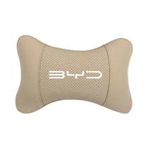 Almofada De Pescoço E Suporte Lombar Em Couro Para Carro BYD Atto 3 E6 Tang F3 Song F3R Qing Yuan I3
