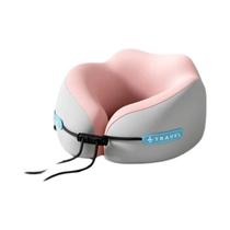 Almofada De Pescoço Em Espuma De Memória Macia Em Formato De U Para Viagem E Dormir, Saúde Cervical,