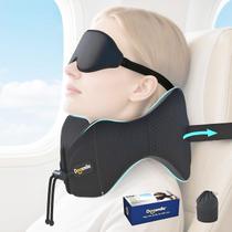 Almofada de pescoço para viagem Doosmile em espuma viscoelástica com suporte 360 Almofada de pescoço para viagem Doosmile em espuma viscoelástica com suporte 360