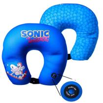 Almofada De Pescoço Sonic Massageadora Micropérolas Oficial SEGA - Zona Criativa