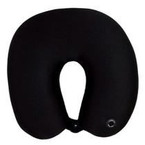 Almofada de Pescoço Vibration Preto 32cmx31cm - Zona Criativa