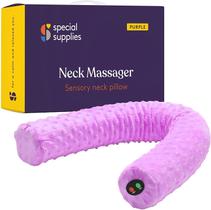 Almofada de pescoço vibratória sensorial, suprimentos especiais, roxa Almofada de pescoço vibratória sensorial, suprimentos especiais, roxa