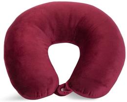 Almofada de pescoço Wolf Essentials Adult Cozy Soft Microfiber Burgundy Almofada de pescoço Wolf Essentials Adult Cozy Soft Microfiber Burgundy