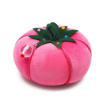 Almofada de pinos Dritz Tomato Pink Velvet de 5 polegadas Almofada de pinos Dritz Tomato Pink Velvet de 5 polegadas