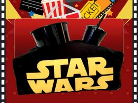 Almofada De Pipoca Star Wars Kit Cinema Darth Vader Presente