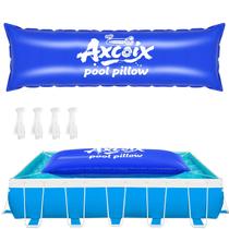 Almofada de piscina Axcoix, almofada de ar de inverno de 122 x 46 cm de espessura