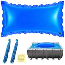 Almofada de piscina Vecacosic 122x95x79cm Kit de capa de inverno em PVC