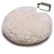 Almofada de polimento HI-BUFF 8 de lã dupla face com extensão HB-XWA