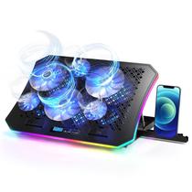 Almofada de resfriamento para laptop KeBin Upgrade A8 RGB Lights 15,6-17,3"