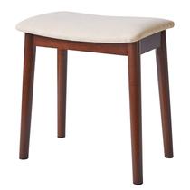 Almofada de selim Vanity Stool Chair IBUYKE com pernas de madeira maciça