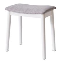 Almofada de selim Vanity Stool Chair IBUYKE com pernas de madeira maciça