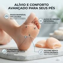 Almofada De Silicone Para O Metatarso Protetor Pés Alívio De Dor Pressão Plantar Almofada De Silicone Para O Metatarso Protetor Pés Alívio De Dor Pressão Plantar