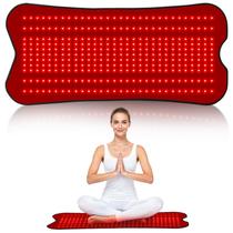 Almofada de Terapia com Luz Vermelha fyovuv 80x36cm 330 LEDs Chip Duplo Almofada de Terapia com Luz Vermelha fyovuv 80x36cm 330 LEDs Chip Duplo