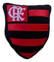 Almofada De Time Flamengo Com Escudo Bordado Confortável