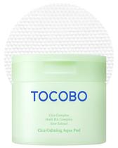 Almofada de toner TOCOBO CICA Calming Aqua com almofadas CICA 60 fermentadas