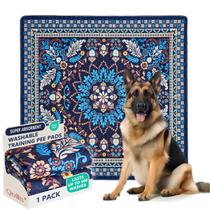 Almofada de treinamento para cães Qeils, reutilizável, lavável, à prova de vazamentos, 183x183 cm