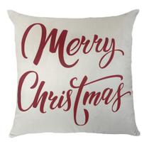 Almofada De Veludo Off Estampada 45X45cm 56 - Decortextil