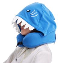 Almofada de Viagem ALLINCOZY com Capuz, Suporte para o Pescoço em Espuma de Memória Almofada de Viagem ALLINCOZY com Capuz, Suporte para o Pescoço em Espuma de Memória
