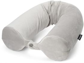 Almofada de viagem Brookstone Free Form Memory Foam Grey