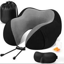 Almofada de viagem CloudBliss Premium Memory Foam Neck Support Almofada de viagem CloudBliss Premium Memory Foam Neck Support