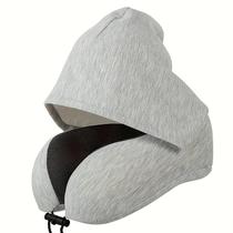 Almofada De Viagem Com Suporte Para Pescoço Em Espuma De Memória, Capa Removível Para Uso Em Avião, Almofada De Viagem Com Suporte Para Pescoço Em Espuma De Memória, Capa Removível Para Uso Em Avião,